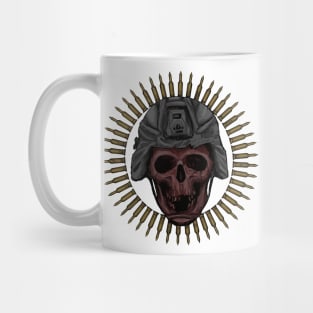 Military Skull Mug